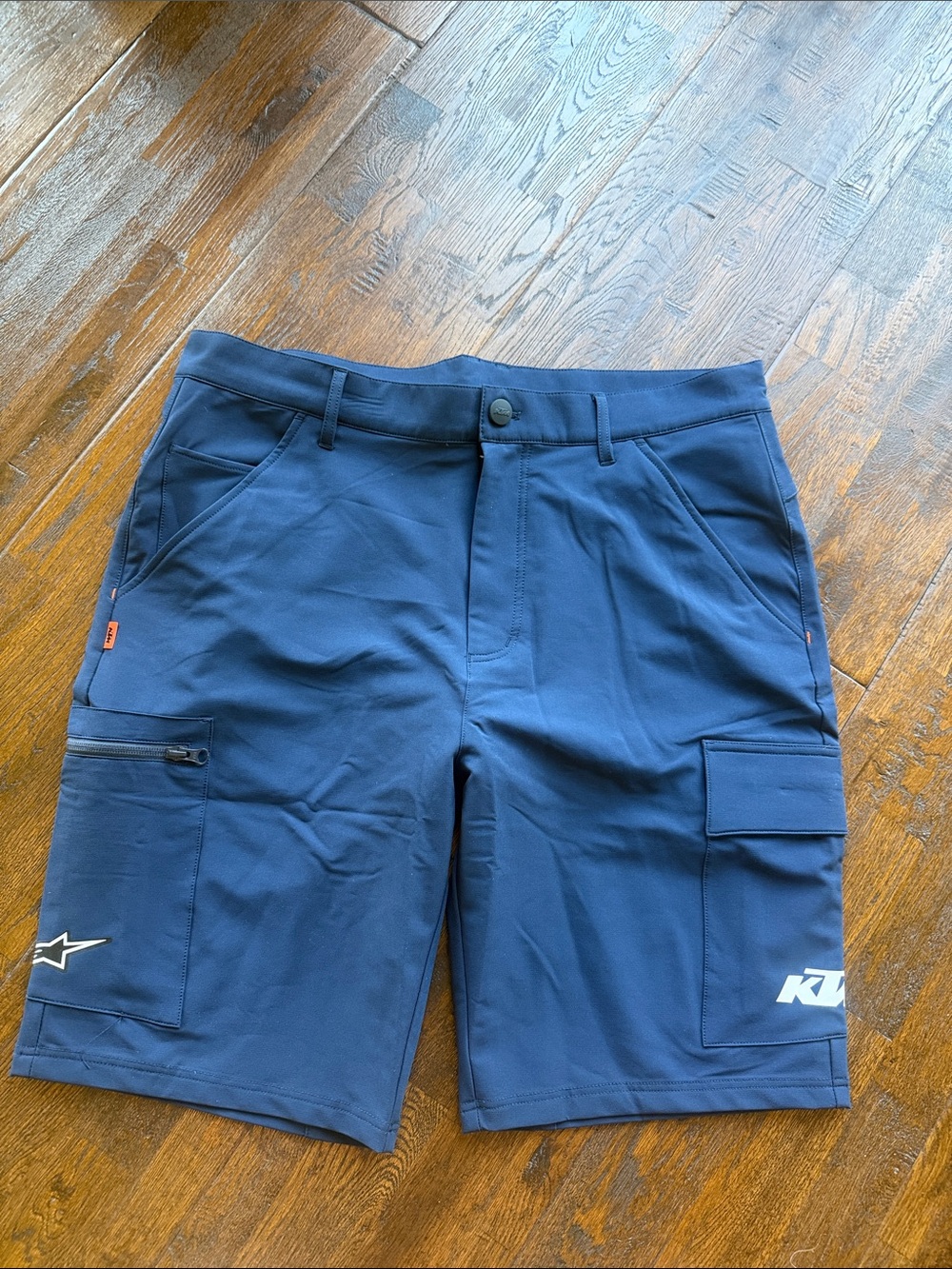 KTM ALPINESTAR RACING Men's Navy Tactical Cargo Shorts